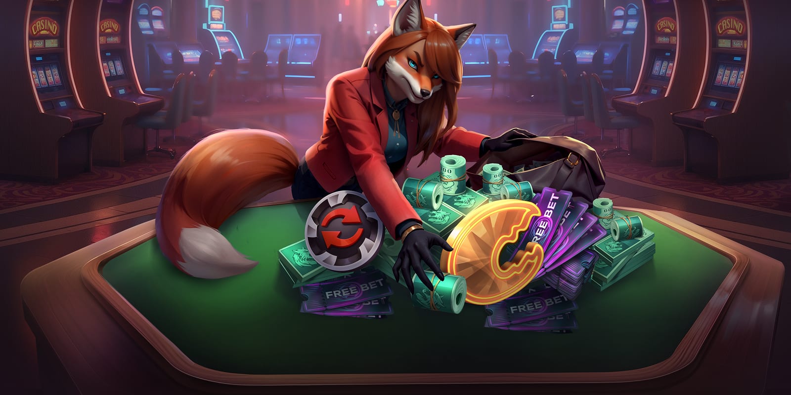 Casino-Banner Slots und Live-Tische